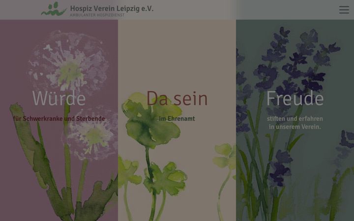 Screenshot of hospizverein-leipzig.de