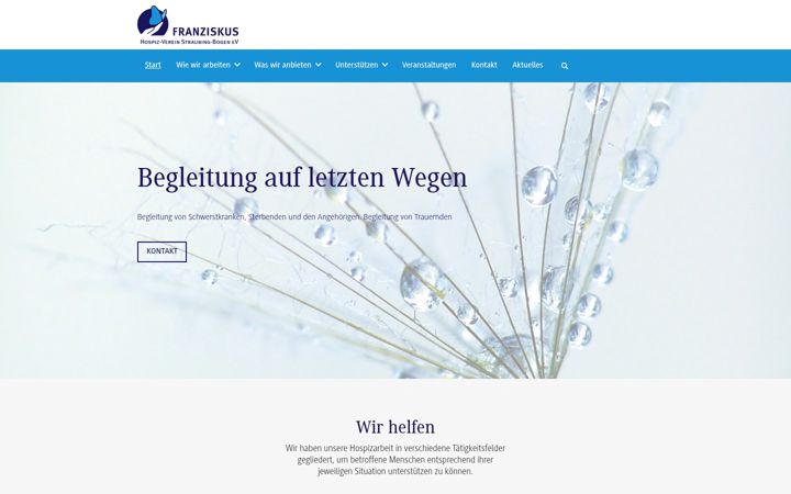 Screenshot of hospizverein-straubing-bogen.de