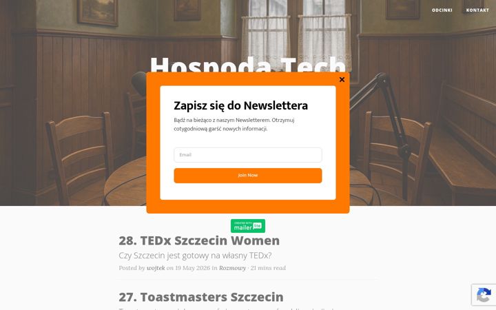 Screenshot of hospoda.tech