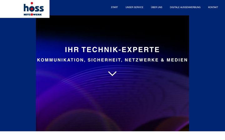 Screenshot of hoss.de