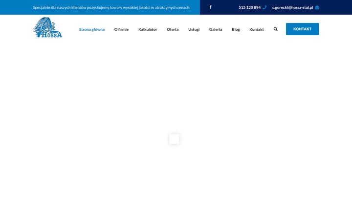 Screenshot of hossa-stal.pl