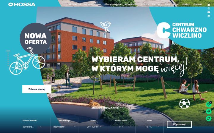 Screenshot of hossa.gda.pl