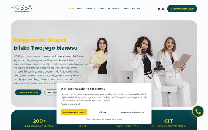 Screenshot of hossa.slupsk.pl