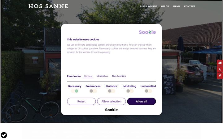 Screenshot of hossanne.com