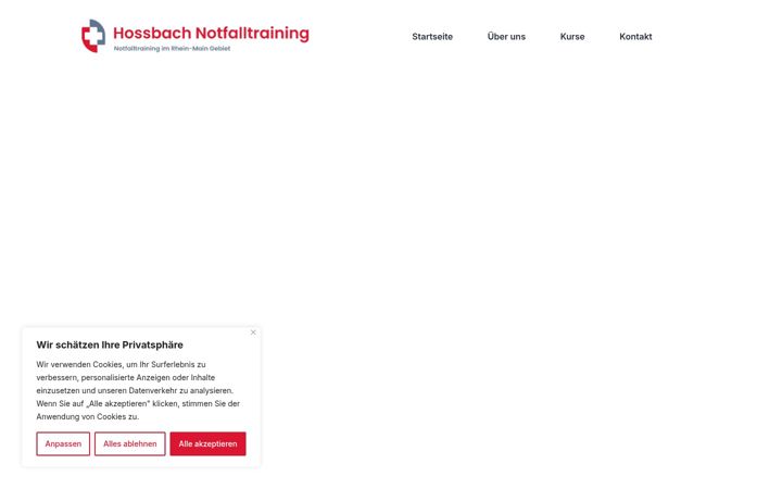 Screenshot of hossbach-notfalltraining.de