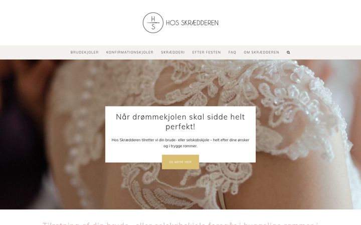 Screenshot of hosskraedderen.dk