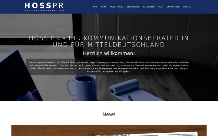 Screenshot of hosspr.de