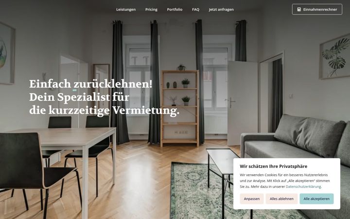 Screenshot of host-my-place.at