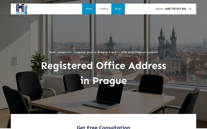 Screenshot of host-office.com