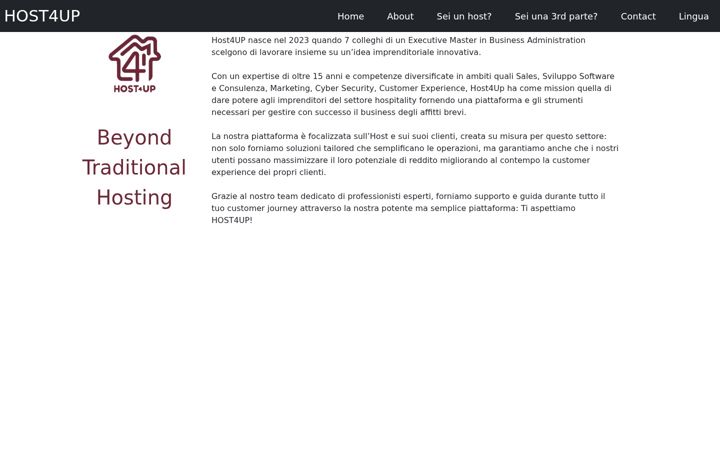 Screenshot of host4up.it