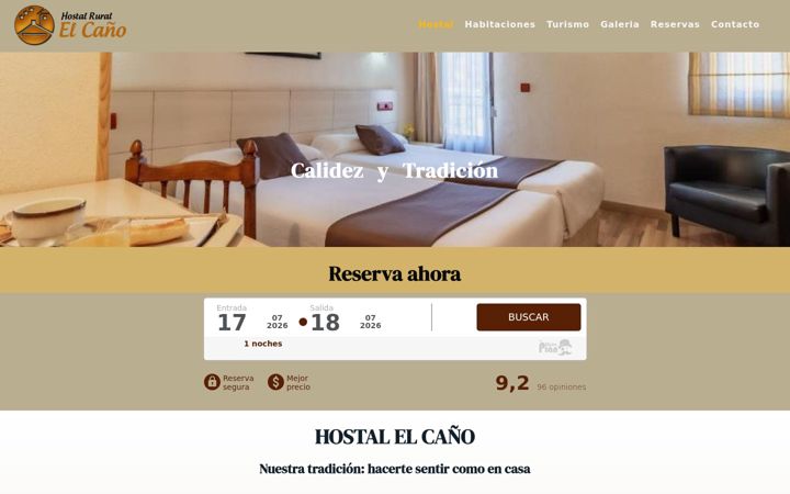 Snímek obrazovky hostal-alpedrete.com