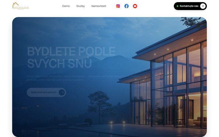 Screenshot of hostalekreality.cz