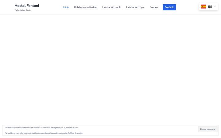 Screenshot of hostalfantoni.com