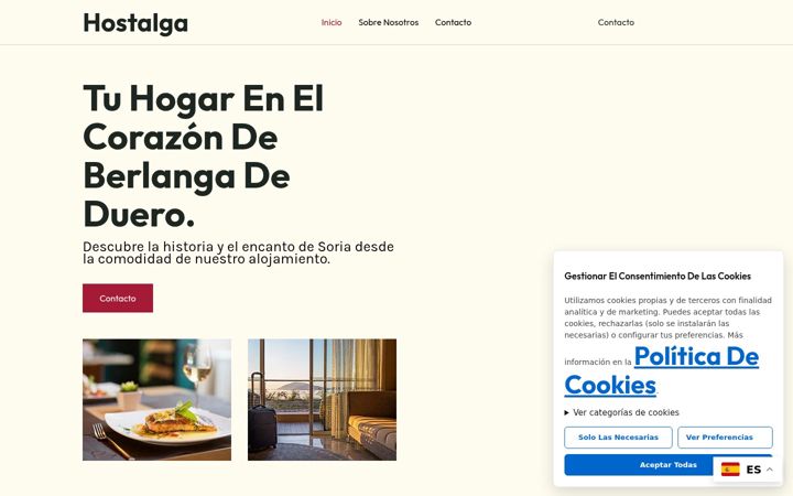 Screenshot of hostalga.com