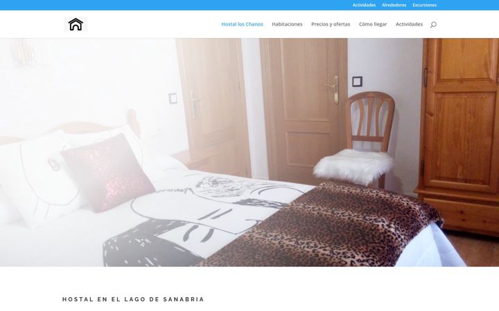 Screenshot of hostallagodesanabria.com