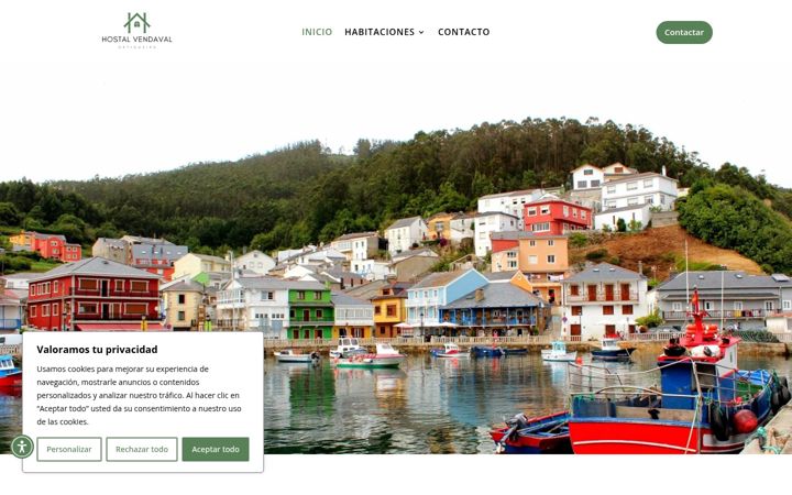 Screenshot of hostalvendaval.es