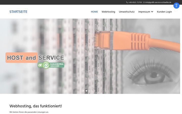 Screenshot of hostandservice.de