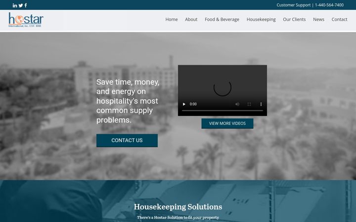Screenshot of hostar.com