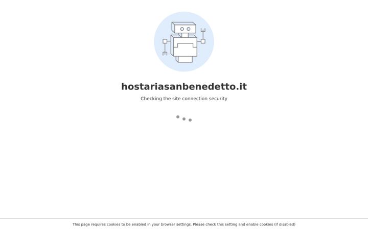 Screenshot of hostariasanbenedetto.it