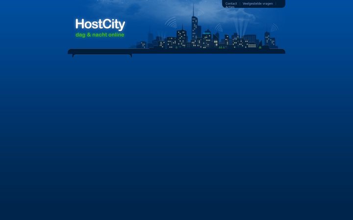 Screenshot of hostcity.nl