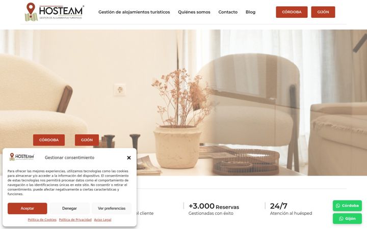 Screenshot of hosteam.es