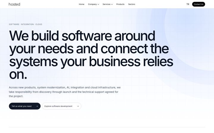 Screenshot of hosted.technology