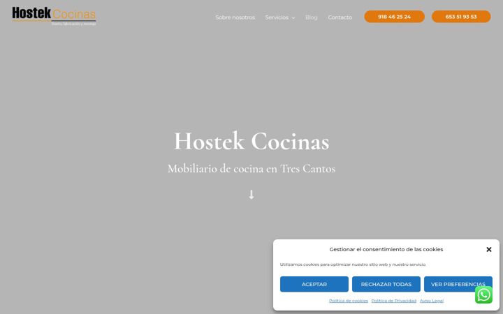 Screenshot of hostekcocinas.es