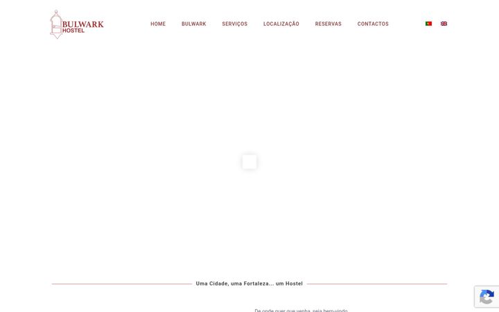 Screenshot of hostelbaluarte.com