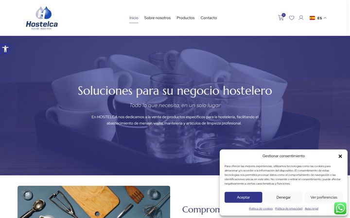 Screenshot of hostelca.es