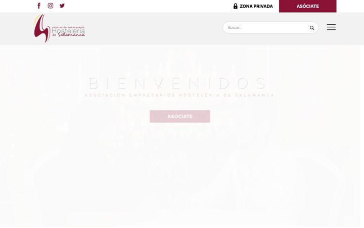 Screenshot of hosteleriadesalamanca.com
