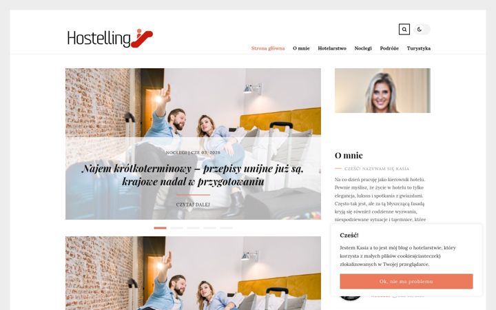 Screenshot of hostelling.com.pl