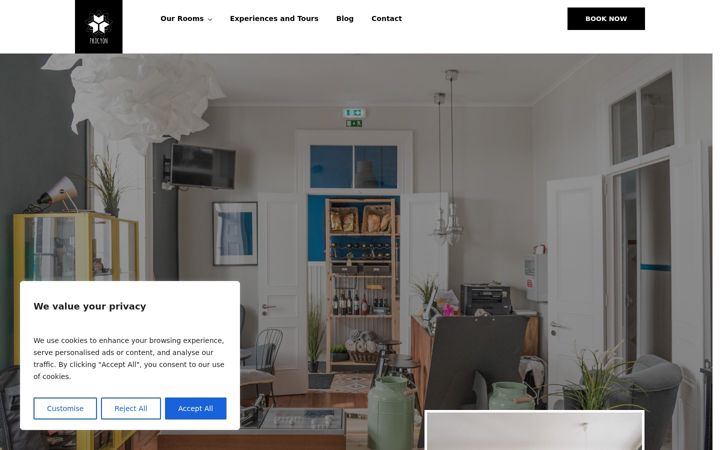 Screenshot of hostelprocyon.com