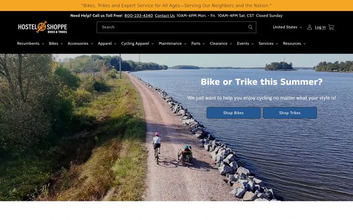 Screenshot of hostelshoppe.com