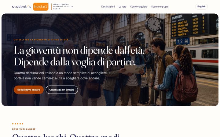 Screenshot of hostelsicily.com