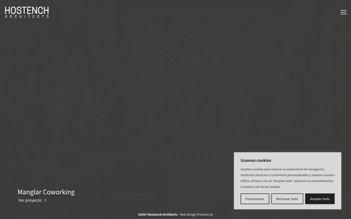 Screenshot of hostench.eu