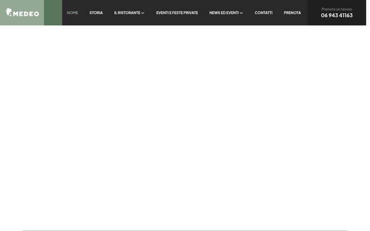 Screenshot of hosteriamedeo.it