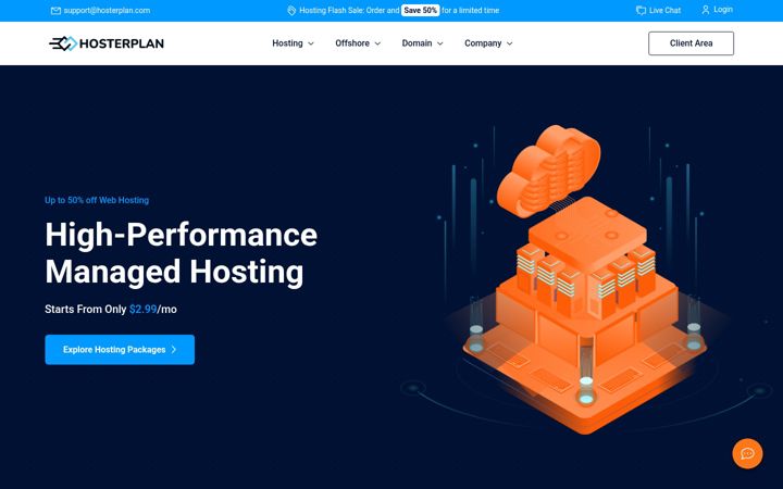 Screenshot of hosterplan.com