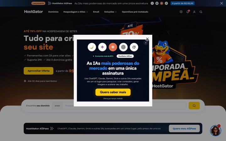 Screenshot of hostgator.com.br