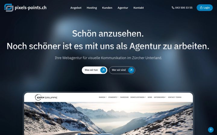 Screenshot of hostgo.ch