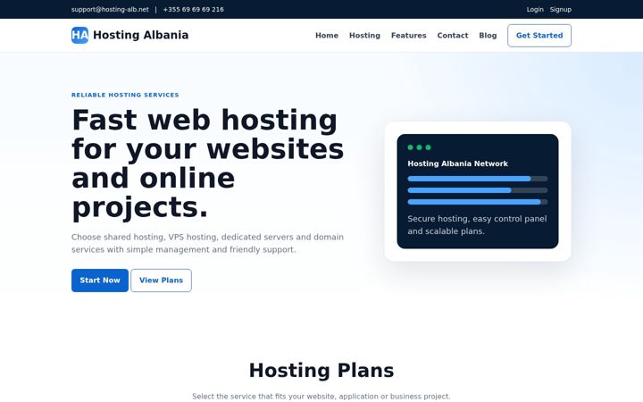 Screenshot of hosting-alb.com