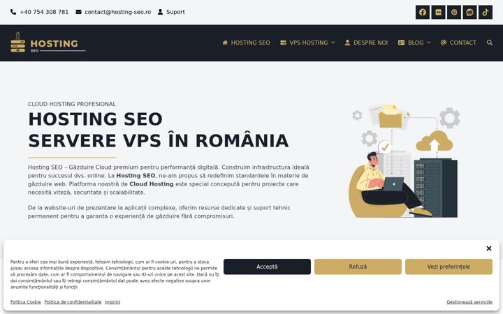Screenshot of hosting-seo.ro