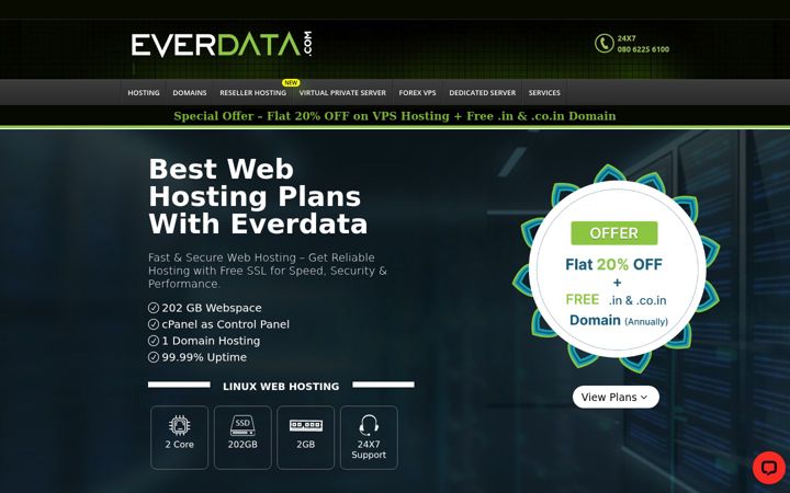 Screenshot of hosting.co.in