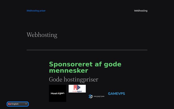 Screenshot von hostinger.nu