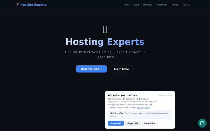 Screenshot of hostingexperts.in