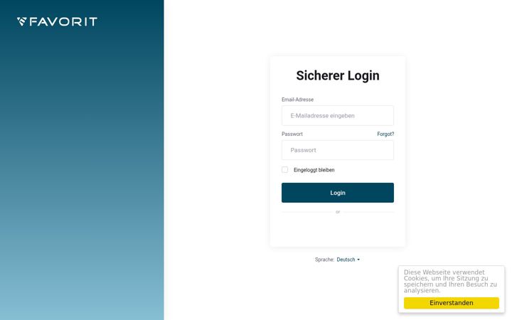 Screenshot of hostingfavorit.de