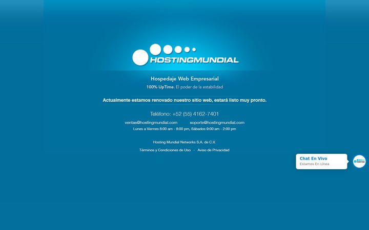 Screenshot of hostingmundial.net