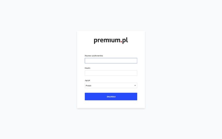 Screenshot of hostingpremium.pl