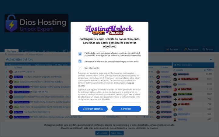 Screenshot of hostingunlock.com