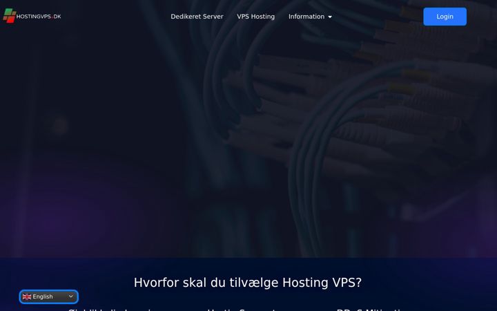 Ekrano kopija hostingvps.dk
