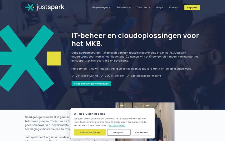 Screenshot of hostlinq.nl